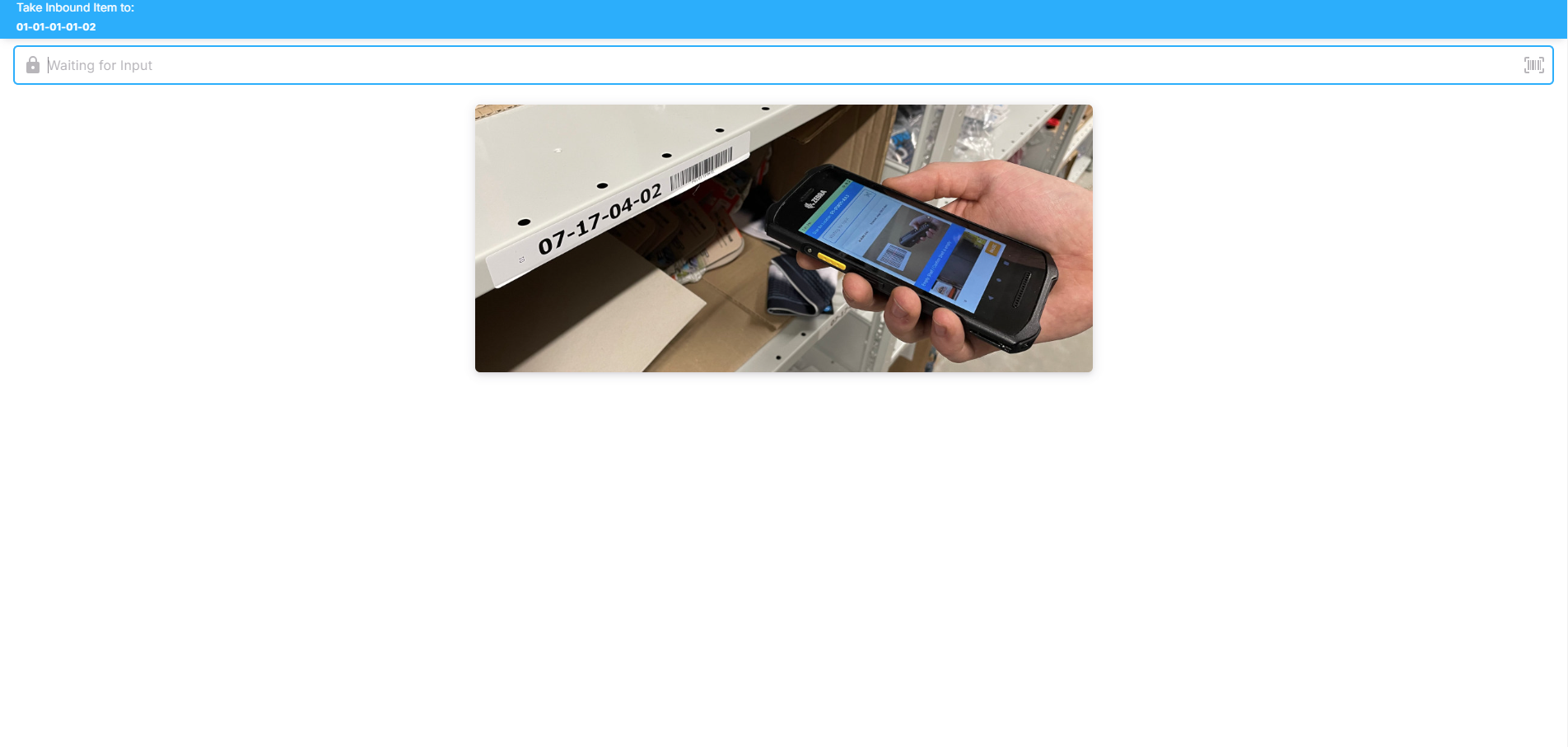 Bring Package to Storage Location Bring Package to Storage Location