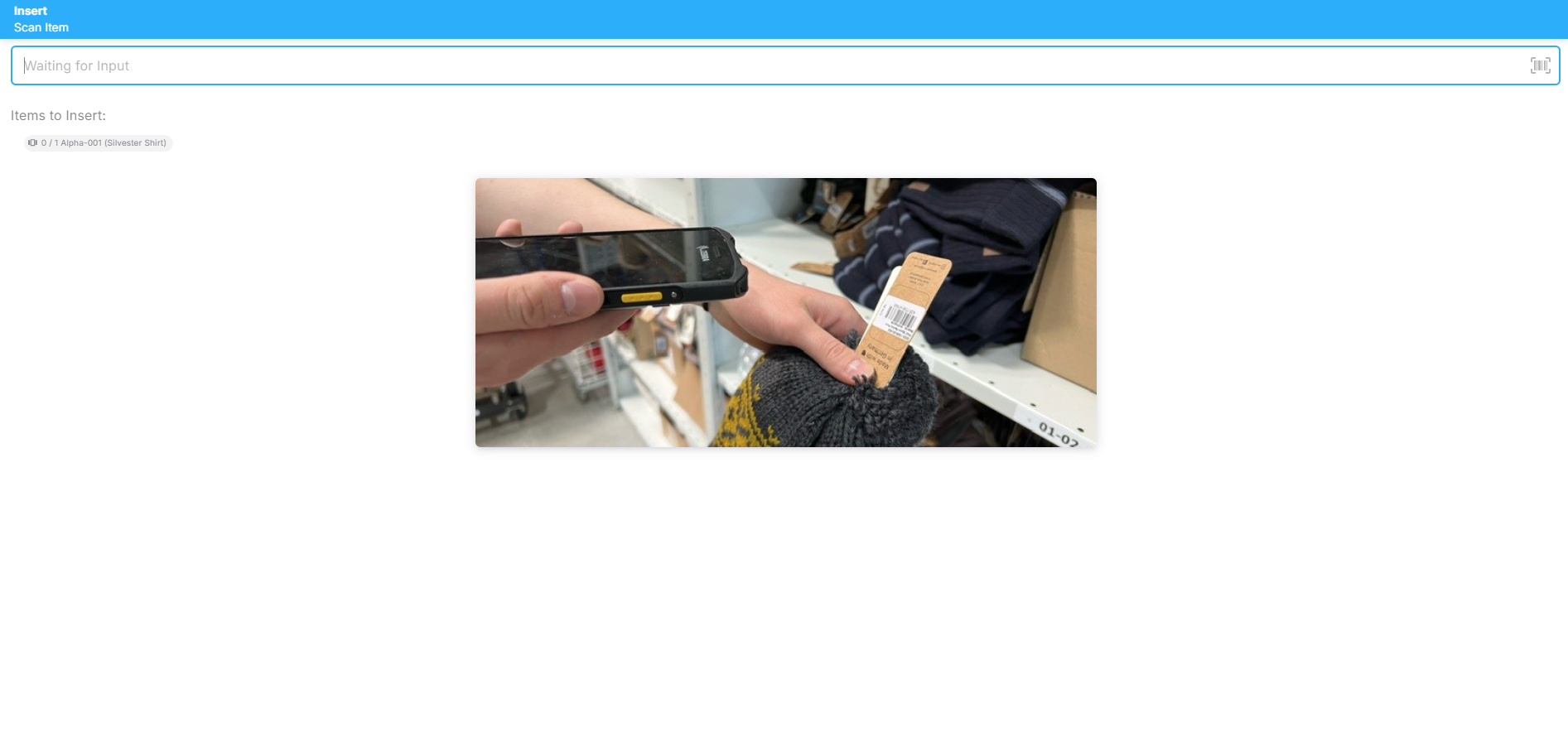 Scan Items Scan Items