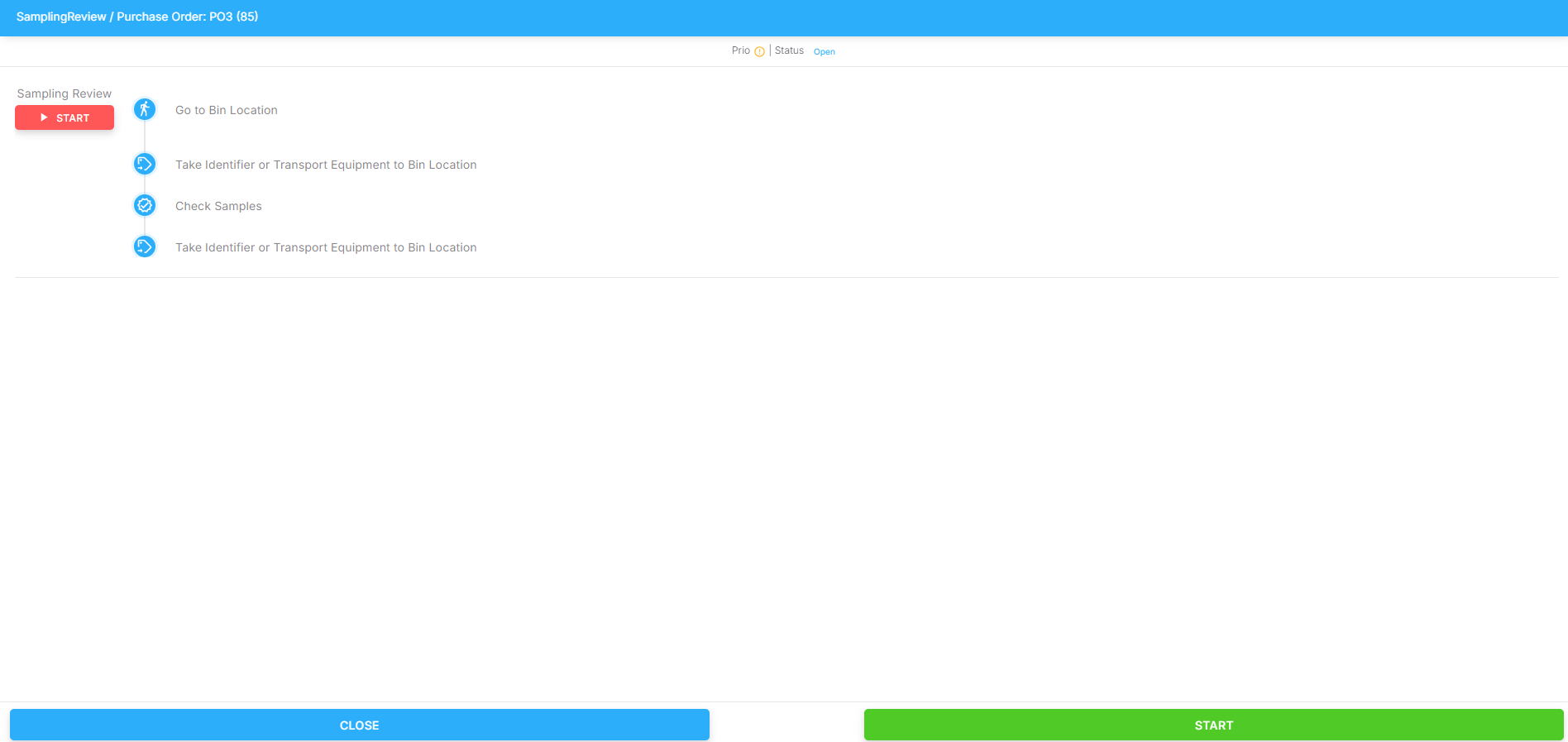 Start Sampling Start Sampling