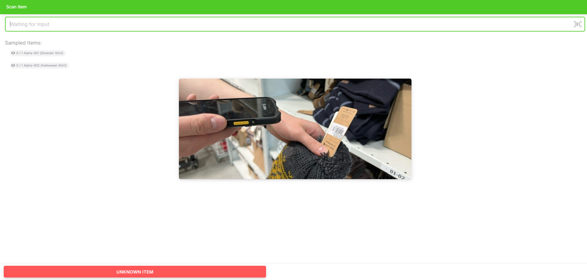 Scan samples Scan samples