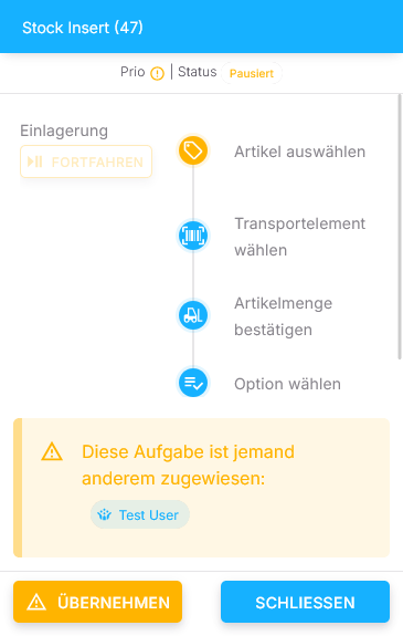 AufgabenÜbernahme AufgabenÜbernahme